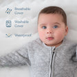 Halo Essential Breathable Crib Mattress - White - Bambi Baby