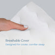 Halo Essential Breathable Crib Mattress - White - Bambi Baby