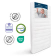 Halo Essential Breathable Crib Mattress - White - Bambi Baby