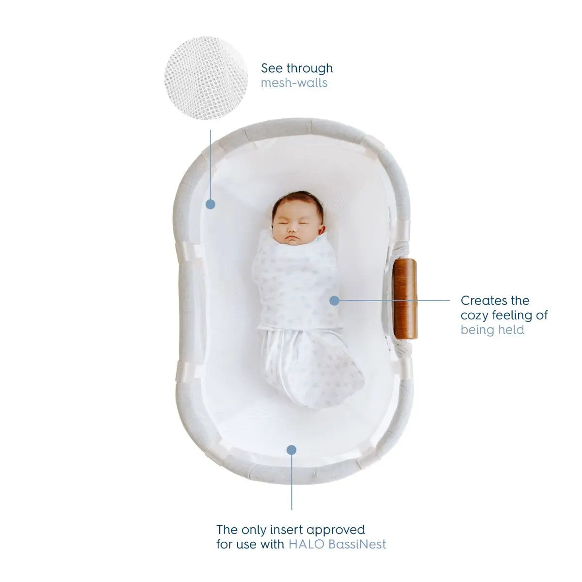 HALO Bassinest - Newborn Insert- Bambi Baby