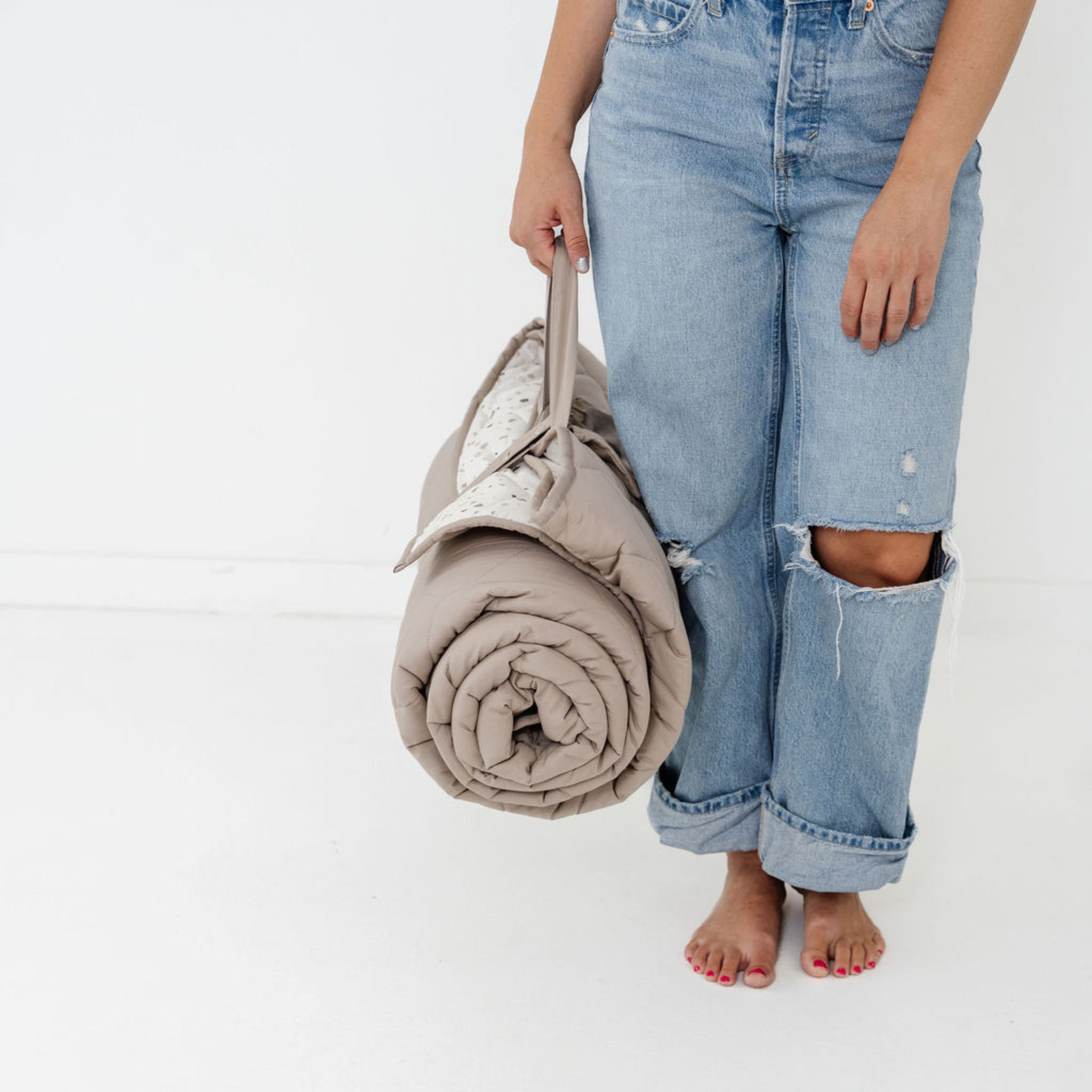 Toki Kids Terrazzo Chalk Picnic Blanket- Bambi Baby