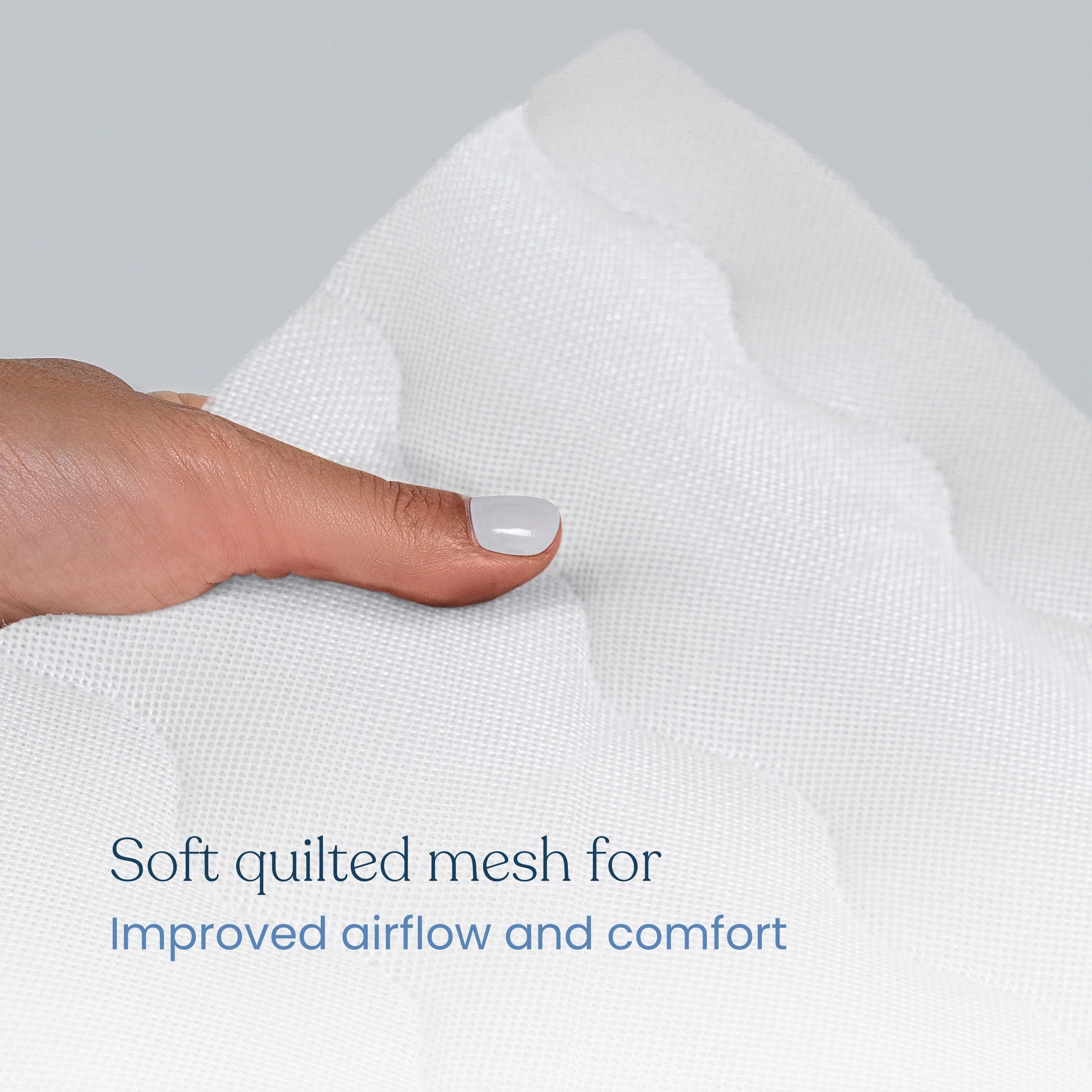 Halo Breathable Crib Mattress Cover - White- Bambi Baby
