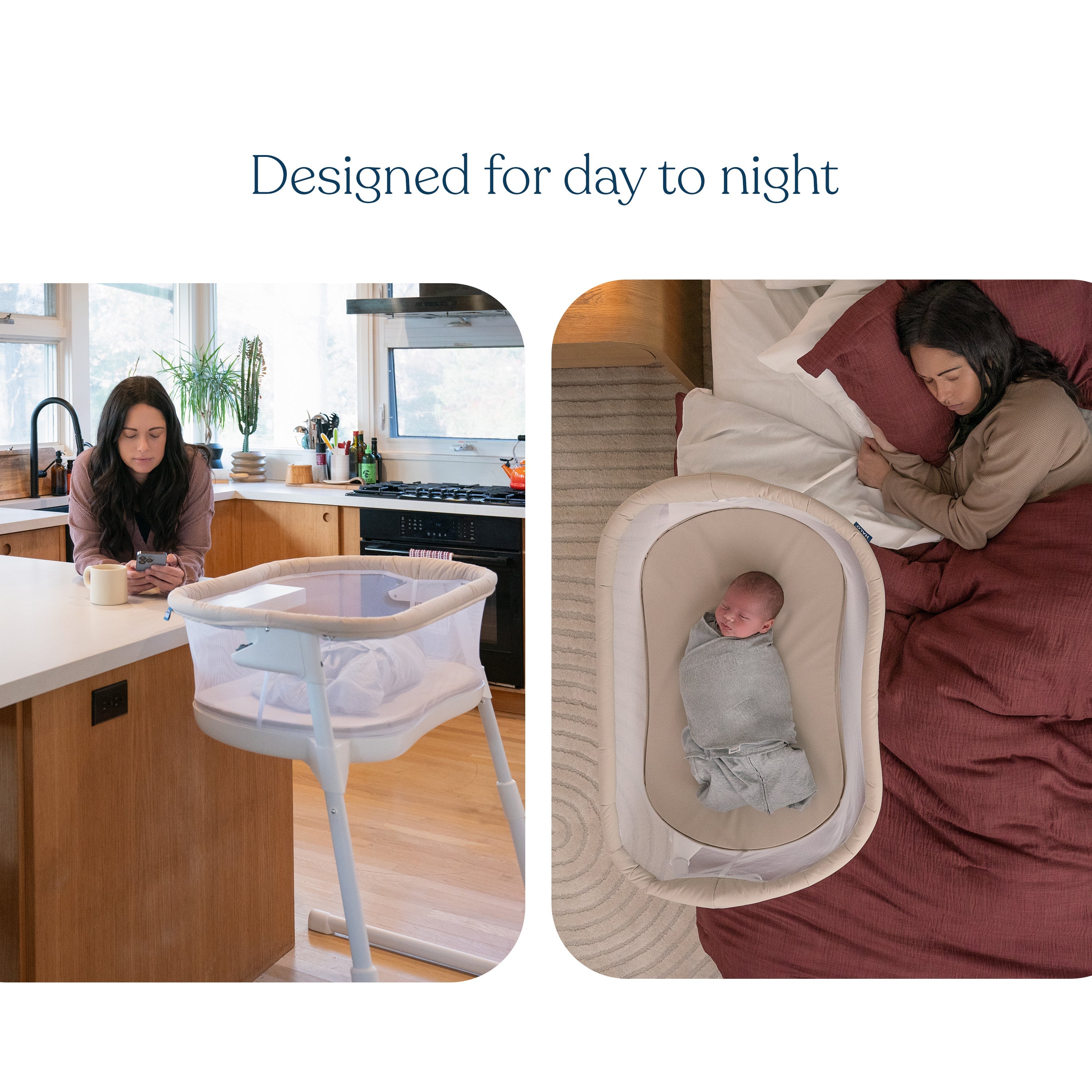 Halo BassiNest® Lite Portable Bassinet - Oat- Bambi Baby