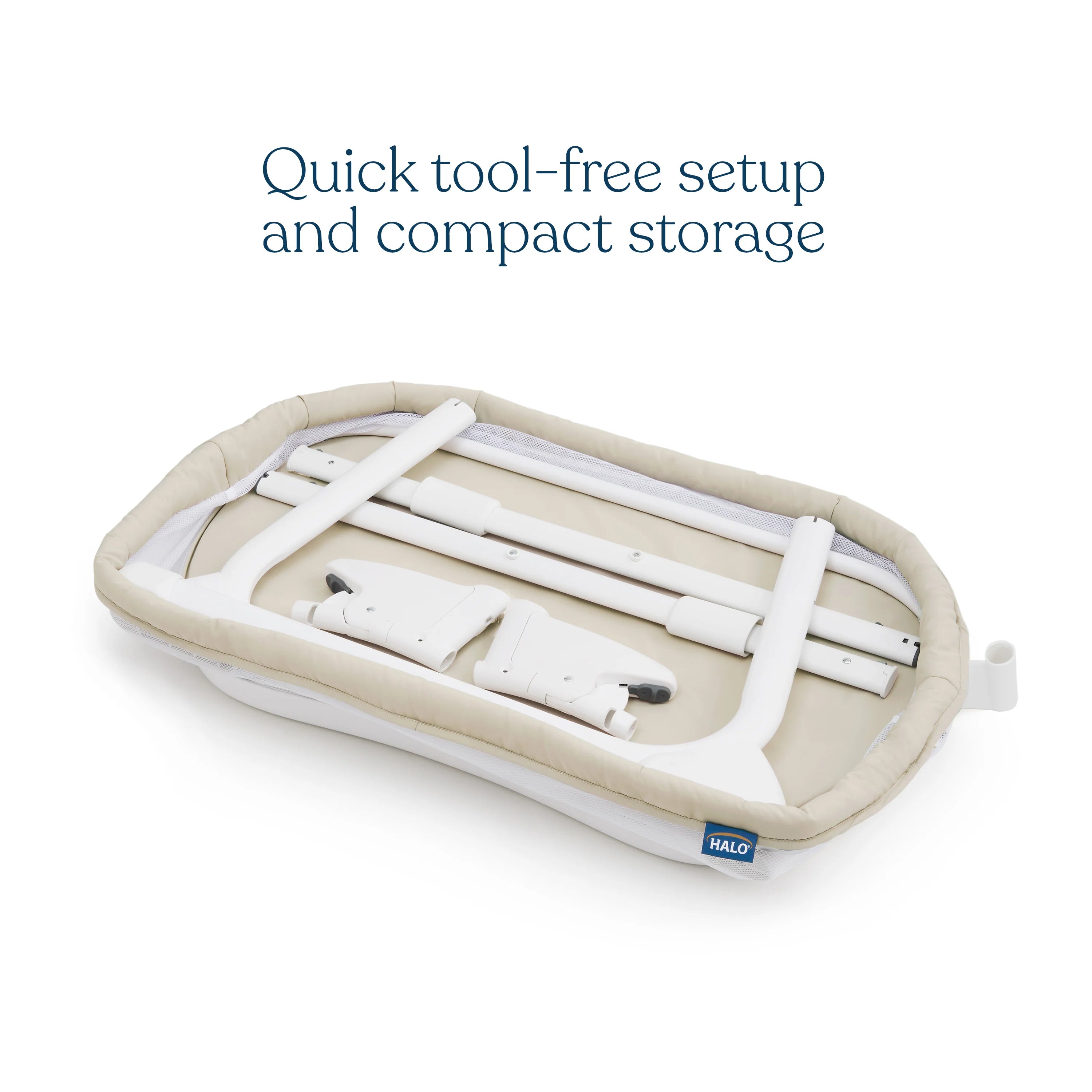 Halo BassiNest® Lite Portable Bassinet - Oat- Bambi Baby