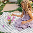 Toki Kids Checker Matcha Vegan Leather Mat - Bambi Baby