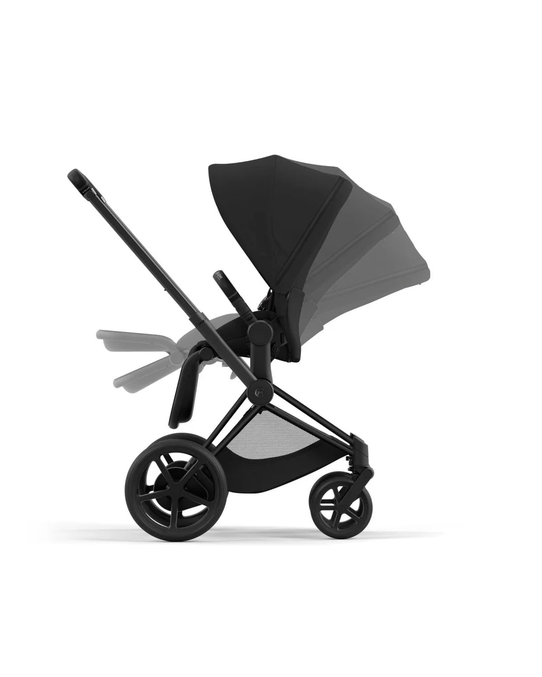 cybex matte black Cybex e-Priam 2 Stroller, Matte Black/Sepia Black