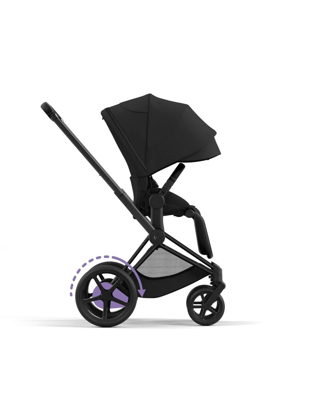 Cybex ePriam2 Moldura preta fosca - Bambi Baby