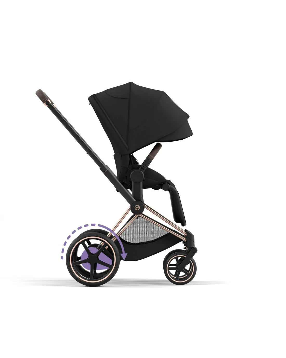 Cybex ePriam2 con marco en oro rosa- Bambi Baby