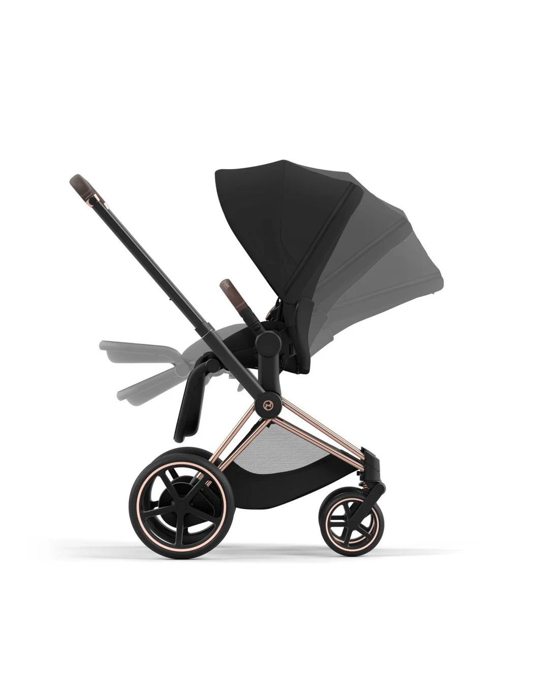 Cybex ePriam2 con marco en oro rosa- Bambi Baby