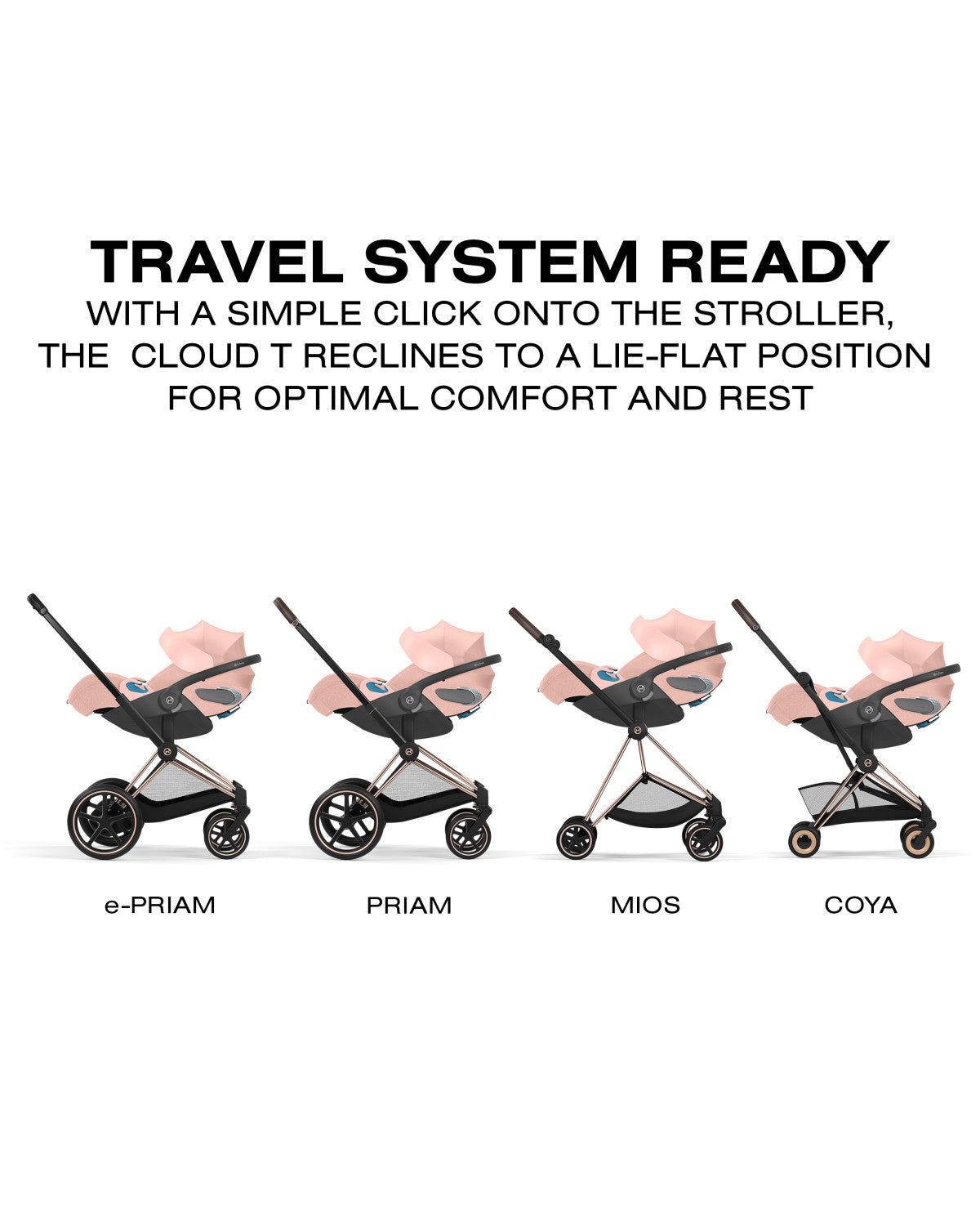 CYBEX Cloud T Comfort Extend Infant Car Seat with SensorSafe- Bambi Baby