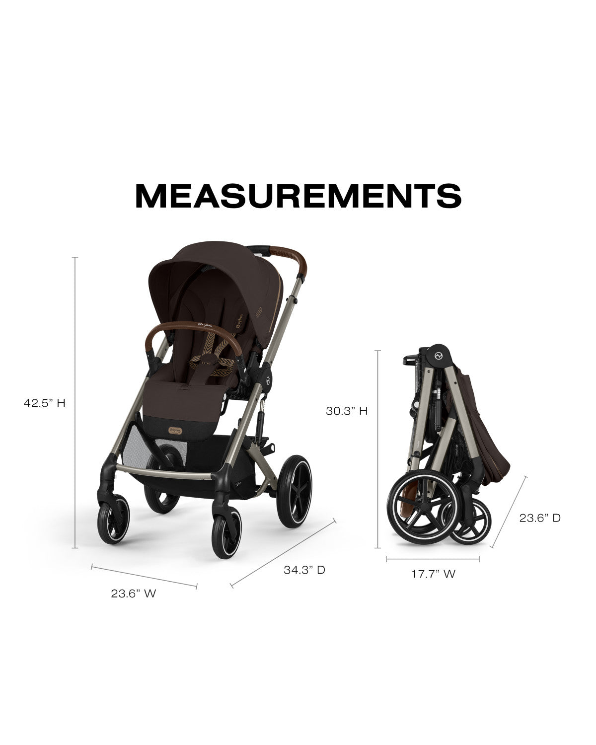 CYBEX Balios S Lux Stroller- Bambi Baby
