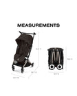 CYBEX LIBELLE Stroller + Cloud G Pro Infant Car Seat Travel System - Chocolate Brown - Bambi Baby
