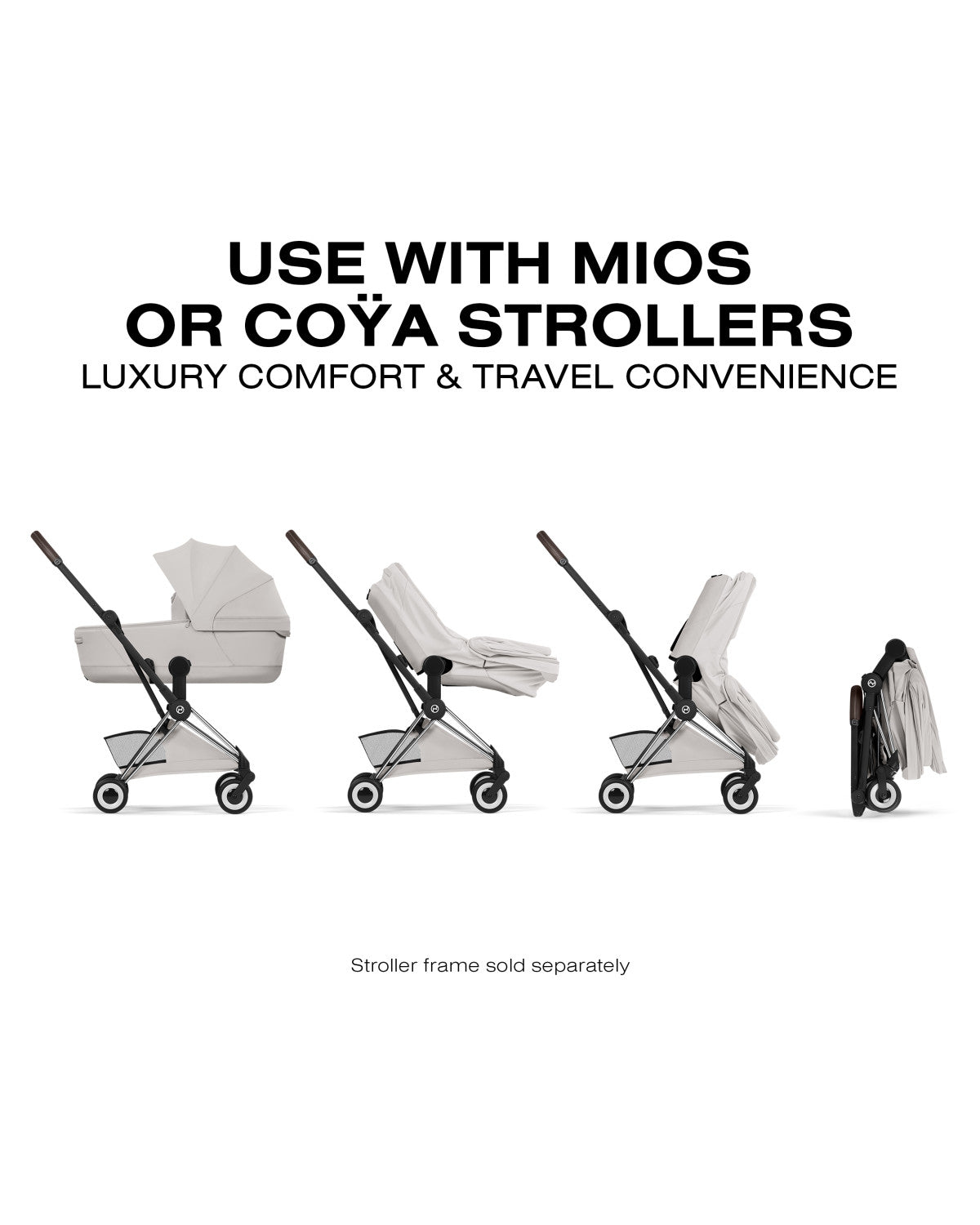 CYBEX MIOS/COYA Fold Lux Carry Cot - Style Collection- Bambi Baby
