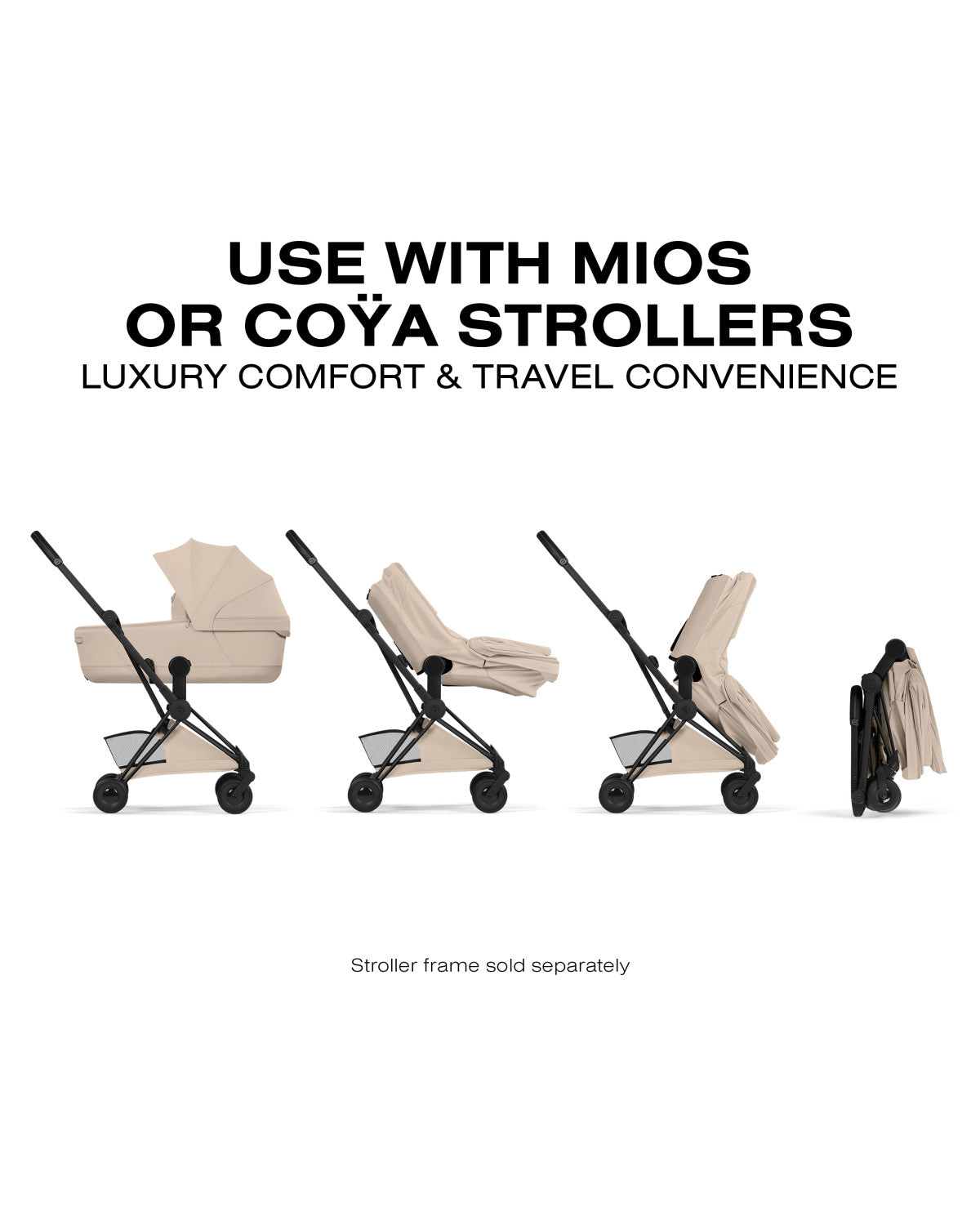 CYBEX MIOS/COYA Fold Lux Carry Cot - Style Collection – Bambi Baby