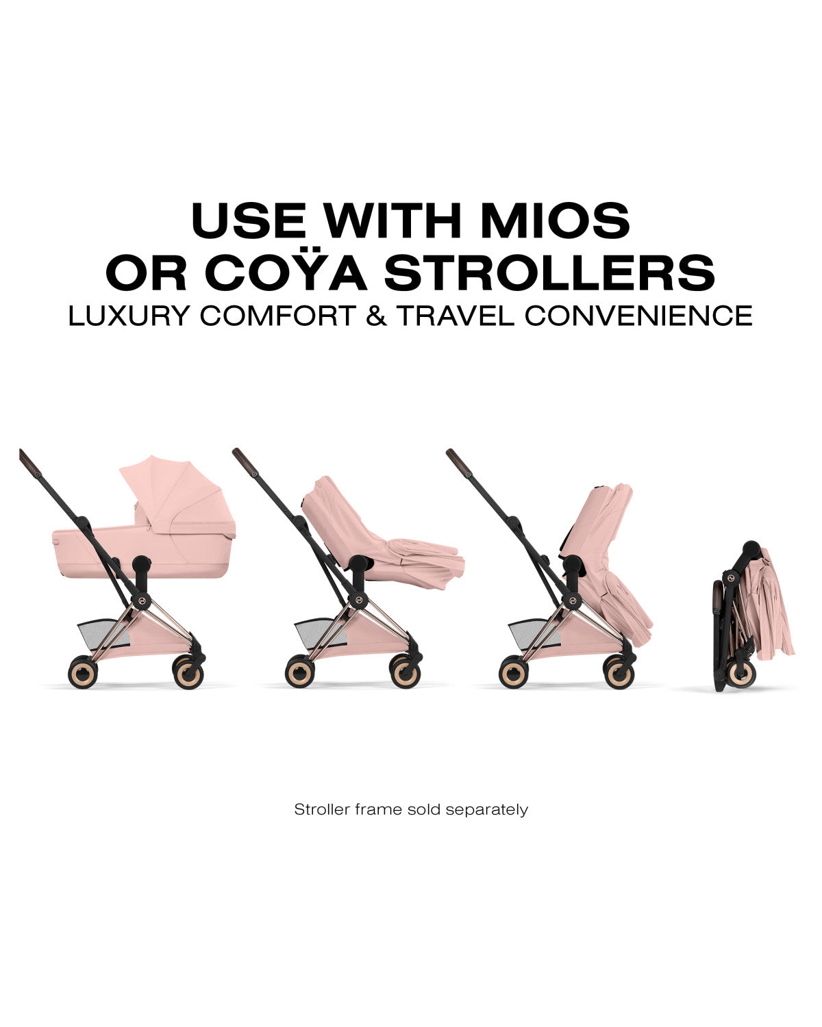 CYBEX MIOS/COYA Fold Lux Carry Cot - Style Collection- Bambi Baby