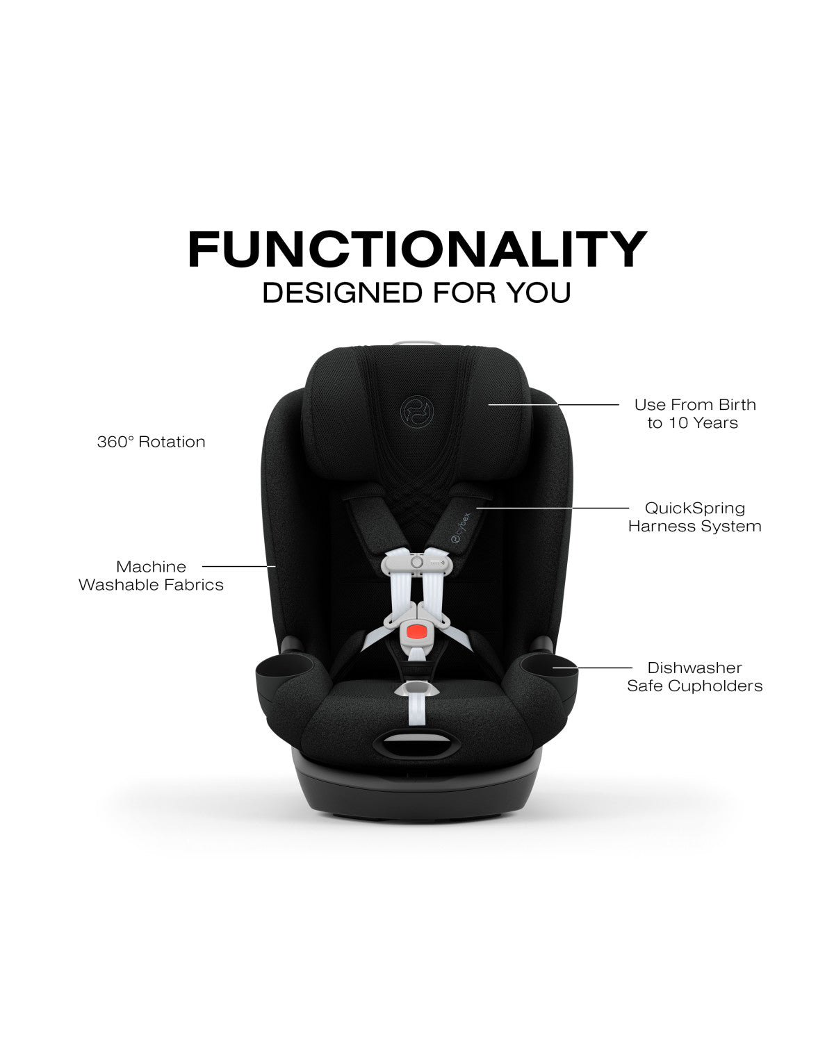 Cybex Callisto T 360 Rotating All-in-One Convertible Car Seat- Bambi Baby