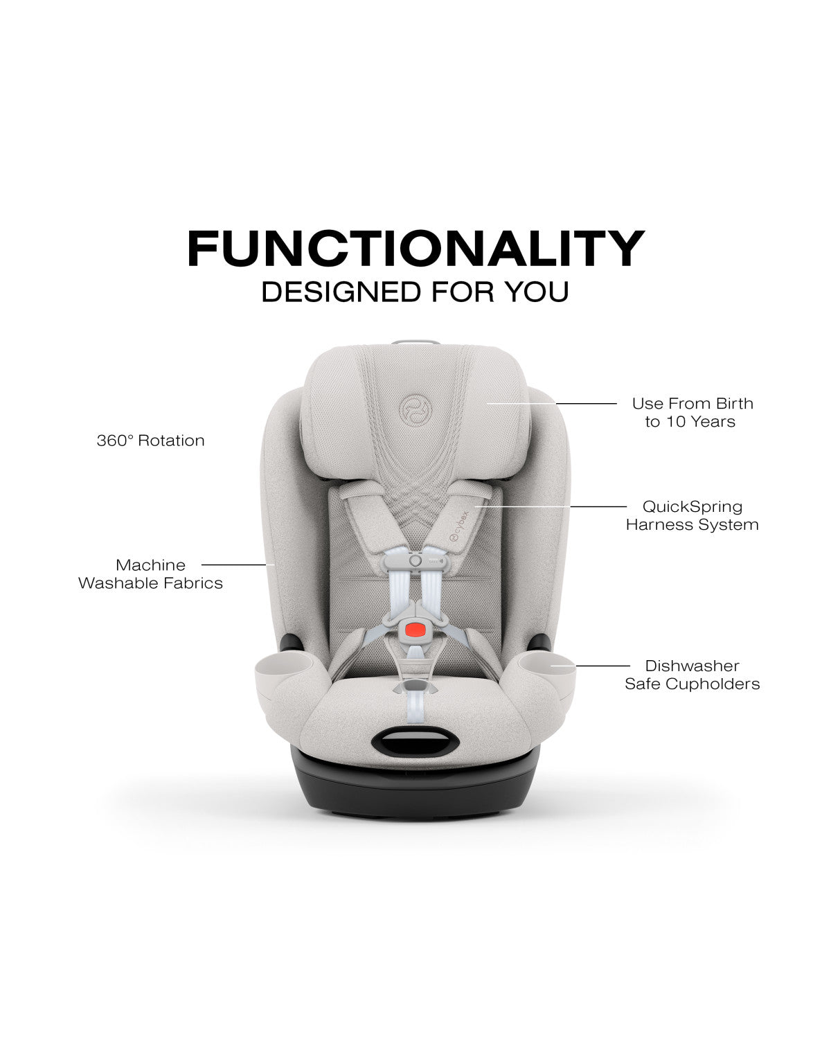 Cybex Callisto T 360 Rotating All-in-One Convertible Car Seat- Bambi Baby