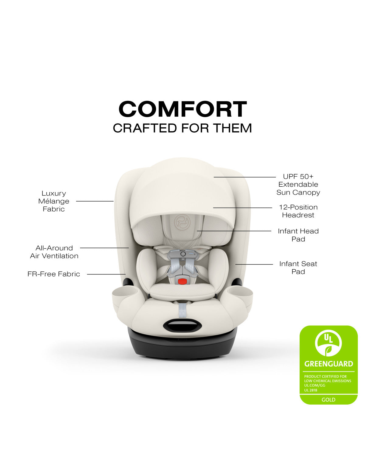 Cybex Callisto T 360 Rotating All-in-One Convertible Car Seat- Bambi Baby