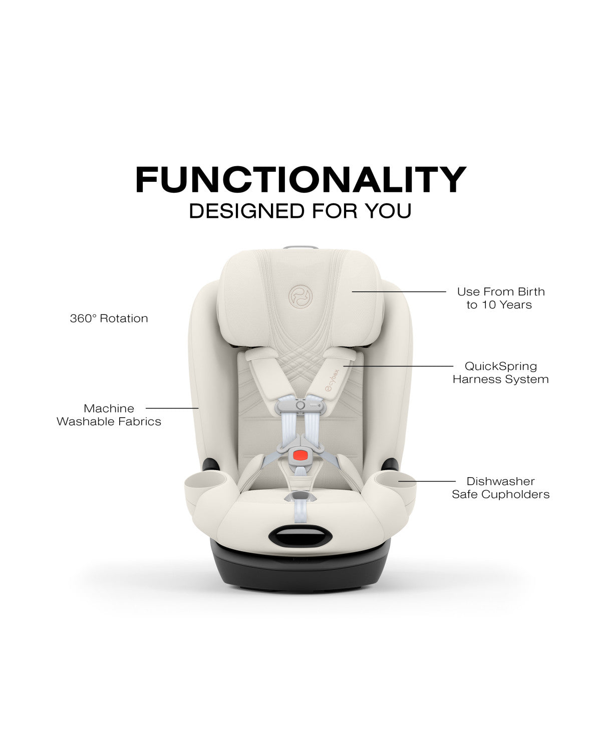 Cybex Callisto T 360 Rotating All-in-One Convertible Car Seat- Bambi Baby
