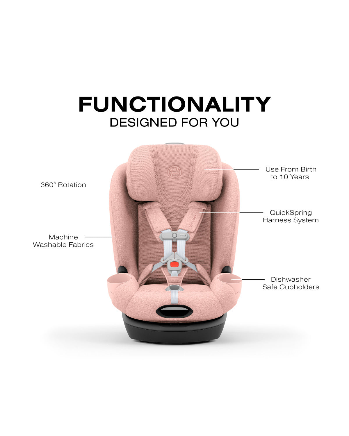Cybex Callisto T 360 Rotating All-in-One Convertible Car Seat- Bambi Baby