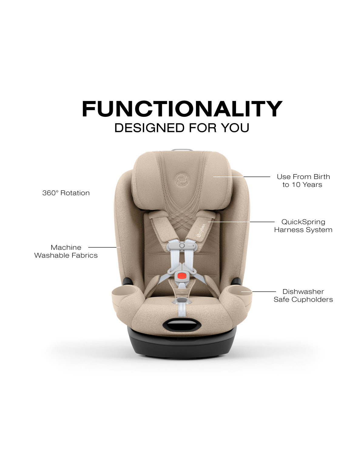 Cybex Callisto T 360 Rotating All-in-One Convertible Car Seat – Bambi Baby