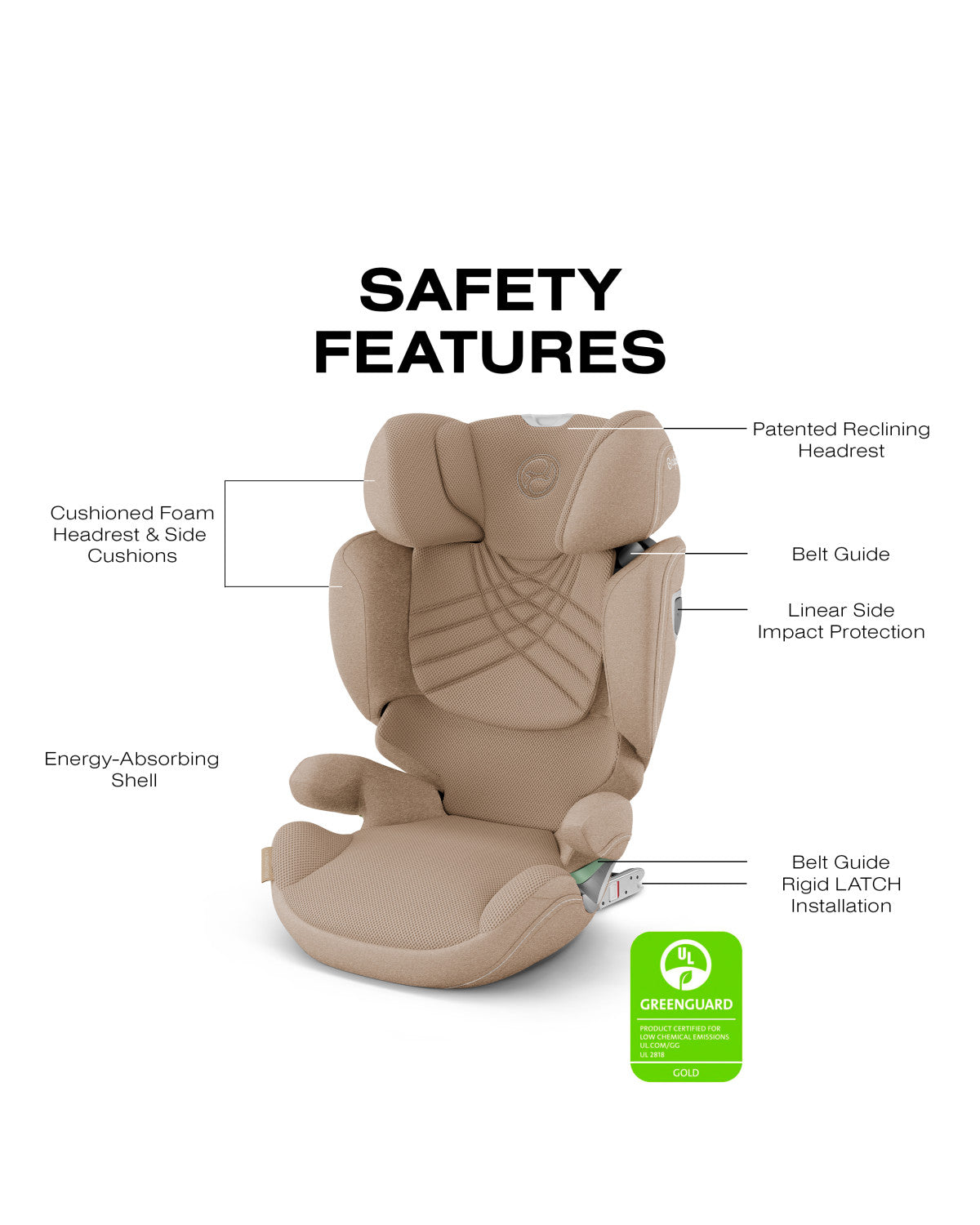 CYBEX SOLUTION T High-Back Booster Seat- Bambi Baby