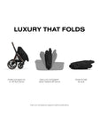CYBEX PRIAM Fold Lux Carry Cot - Comfort Collection - Bambi Baby