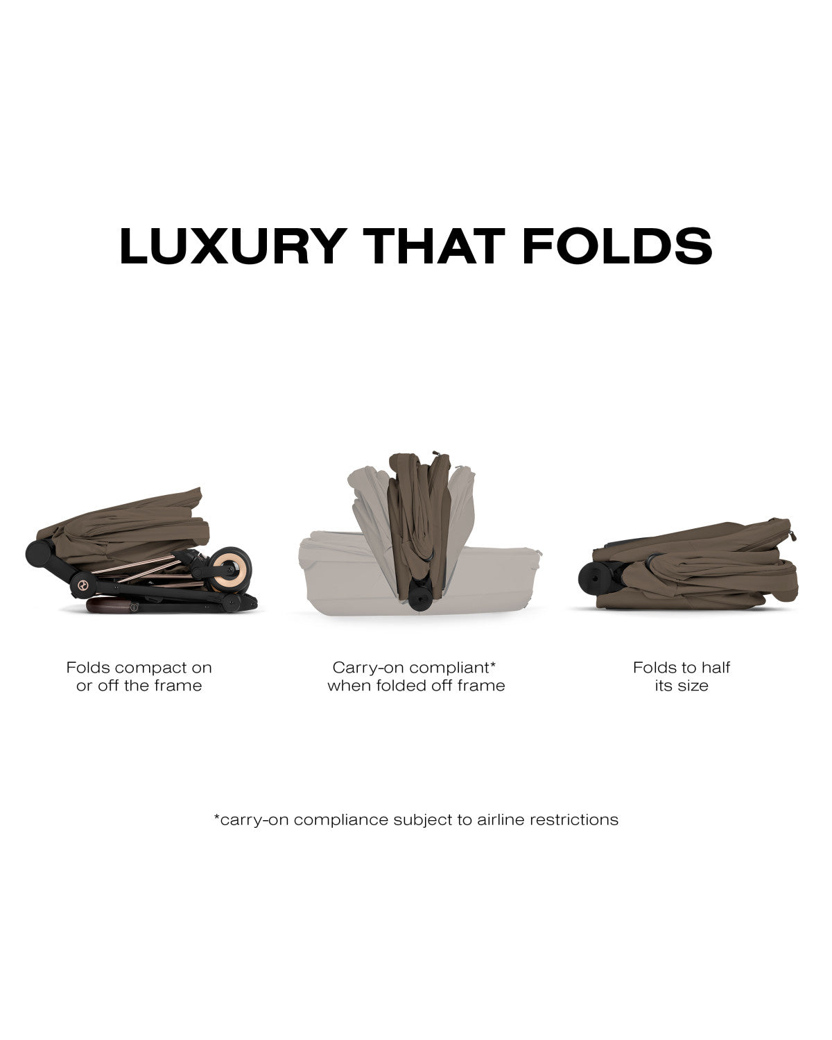 CYBEX MIOS/COYA Fold Lux Carry Cot - Style Collection- Bambi Baby