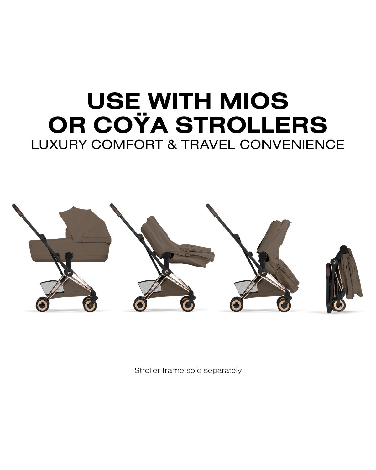 CYBEX MIOS/COYA Fold Lux Carry Cot - Style Collection- Bambi Baby
