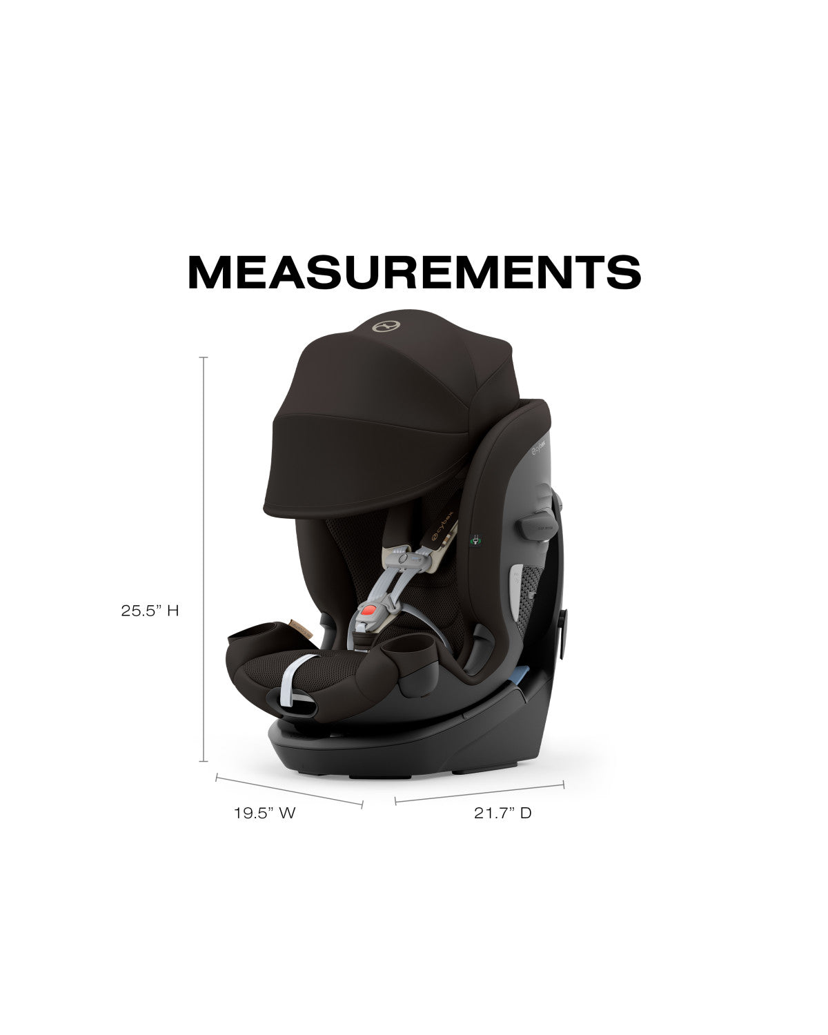 CYBEX Callisto G 360° Rotating All-in-One Convertible Car Seat- Bambi Baby