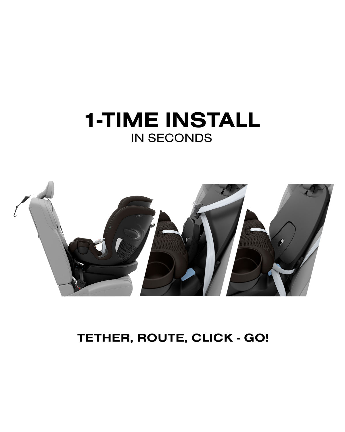 CYBEX Callisto G 360° Rotating All-in-One Convertible Car Seat- Bambi Baby