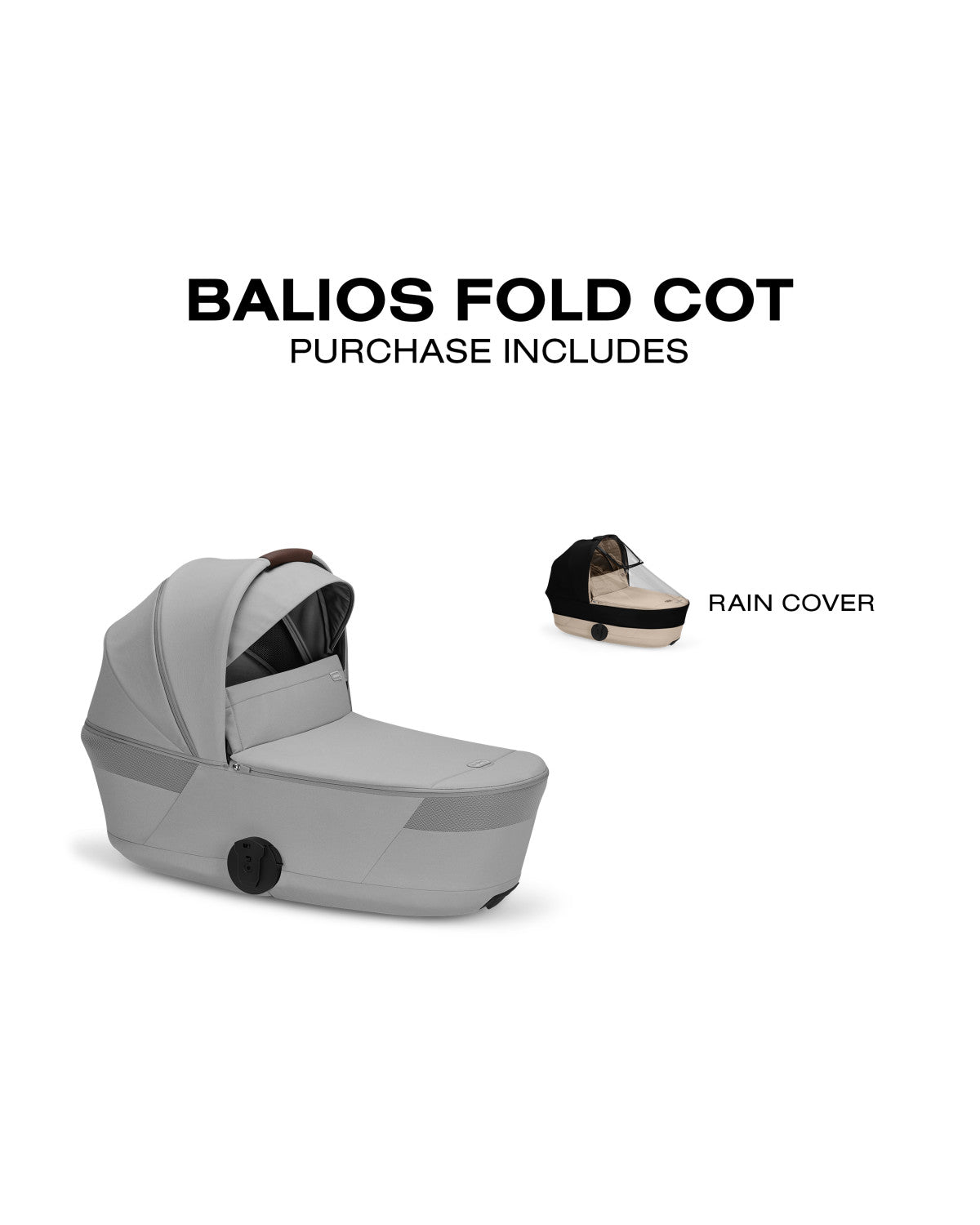 CYBEX Balios Fold Cot- Bambi Baby