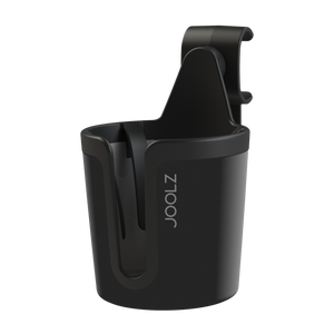 Black Joolz Stroller Cup Holder - Side Angle View | Bambi Baby