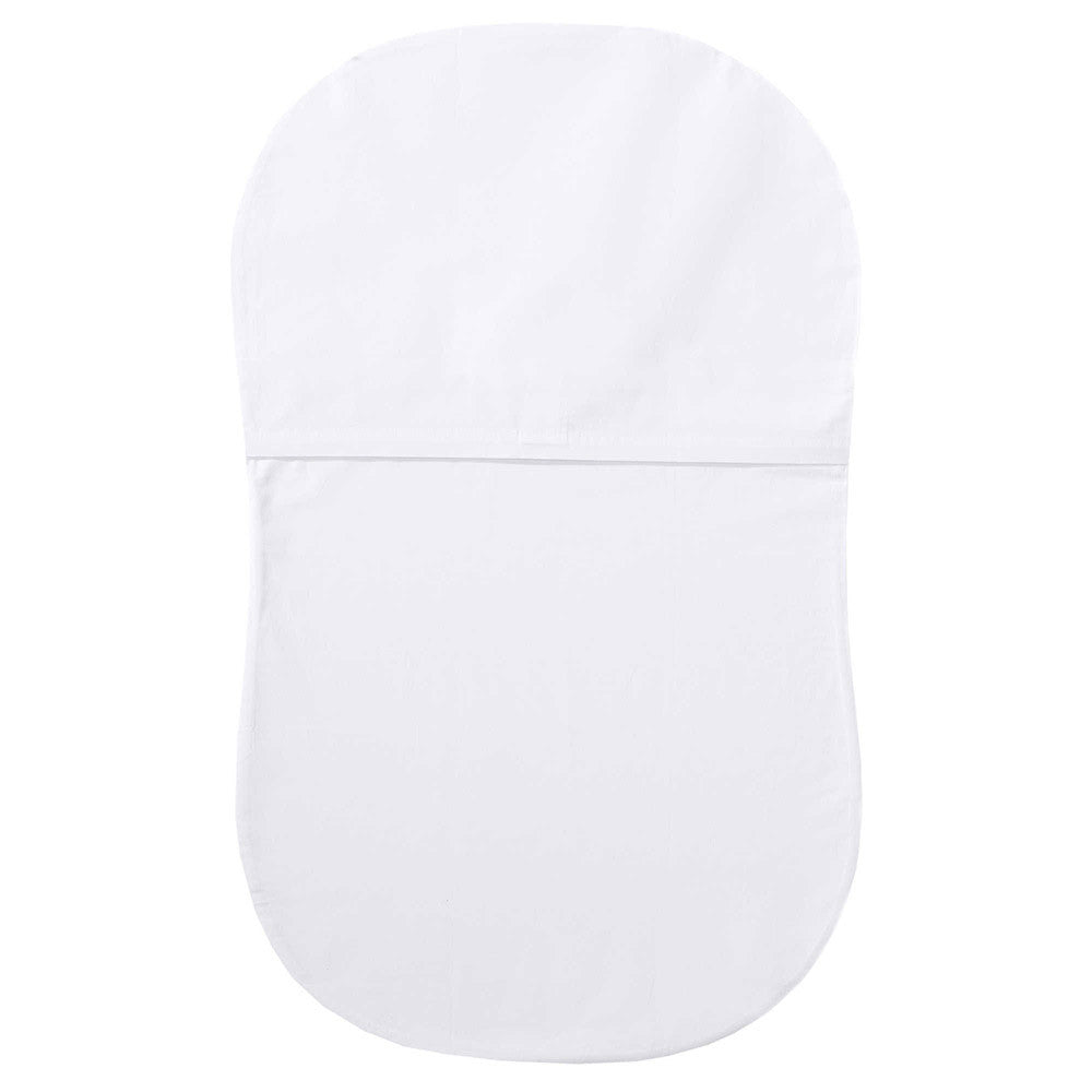 Halo Bassinet Waterproof Mattress Pad in White- Bambi Baby