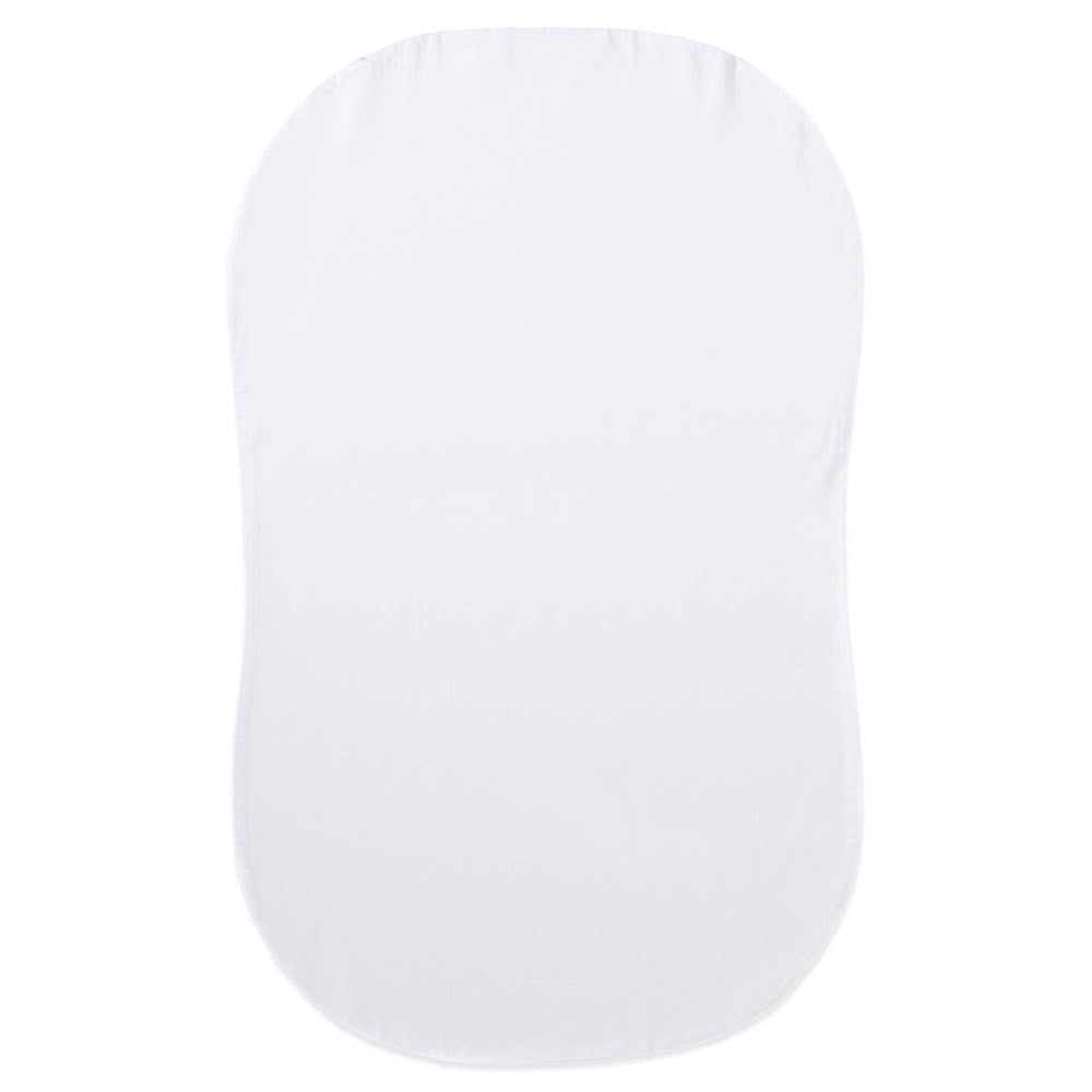 Halo Bassinet Waterproof Mattress Pad in White- Bambi Baby