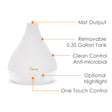Crane Baby 0.35 Gal. 2-in-1 Ultrasonic Cool Mist Humidifier & Aroma Diffuser for Small Rooms - Bambi Baby