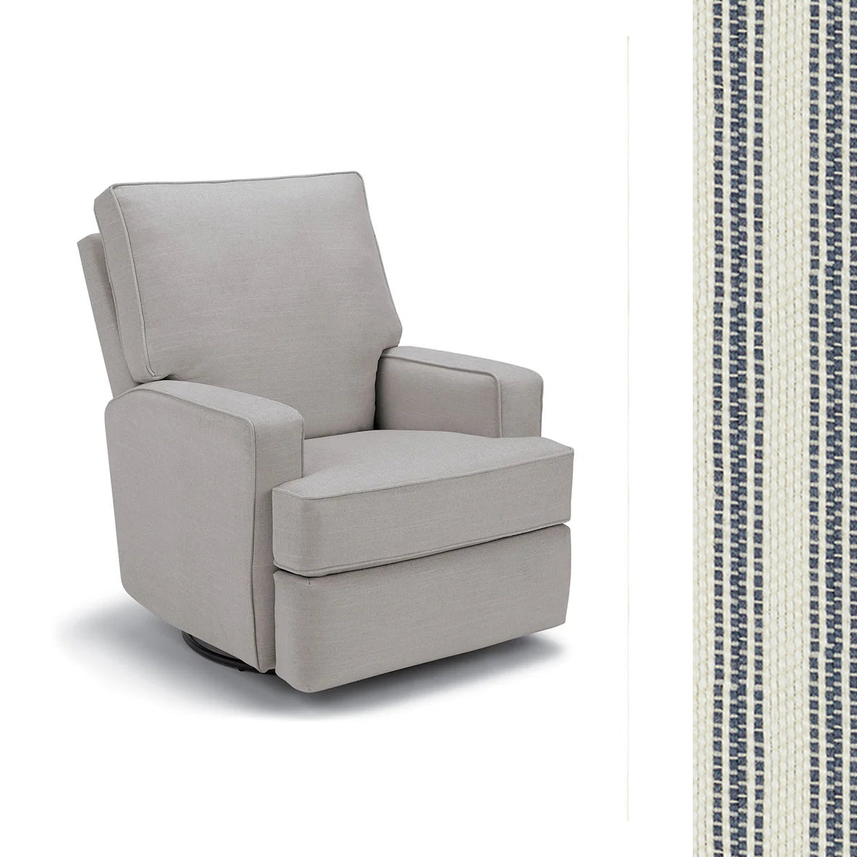 Storytime by Best Chairs Kersey Swivel Recliner- Bambi Baby