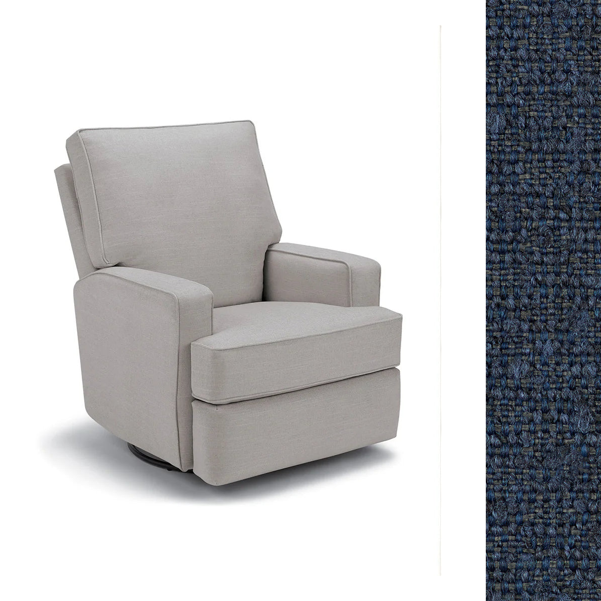 Storytime by Best Chairs Kersey Swivel Recliner- Bambi Baby