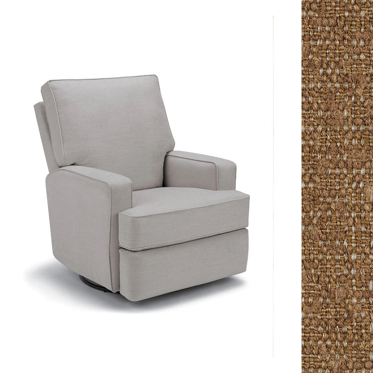 Storytime by Best Chairs Kersey Swivel Recliner- Bambi Baby