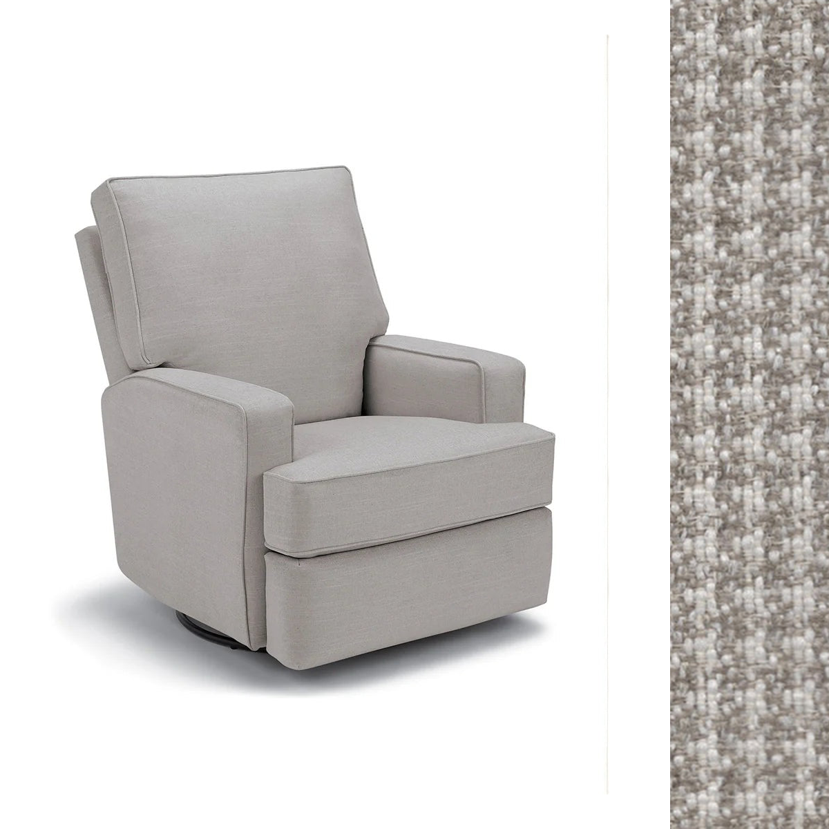 Storytime by Best Chairs Kersey Swivel Recliner- Bambi Baby