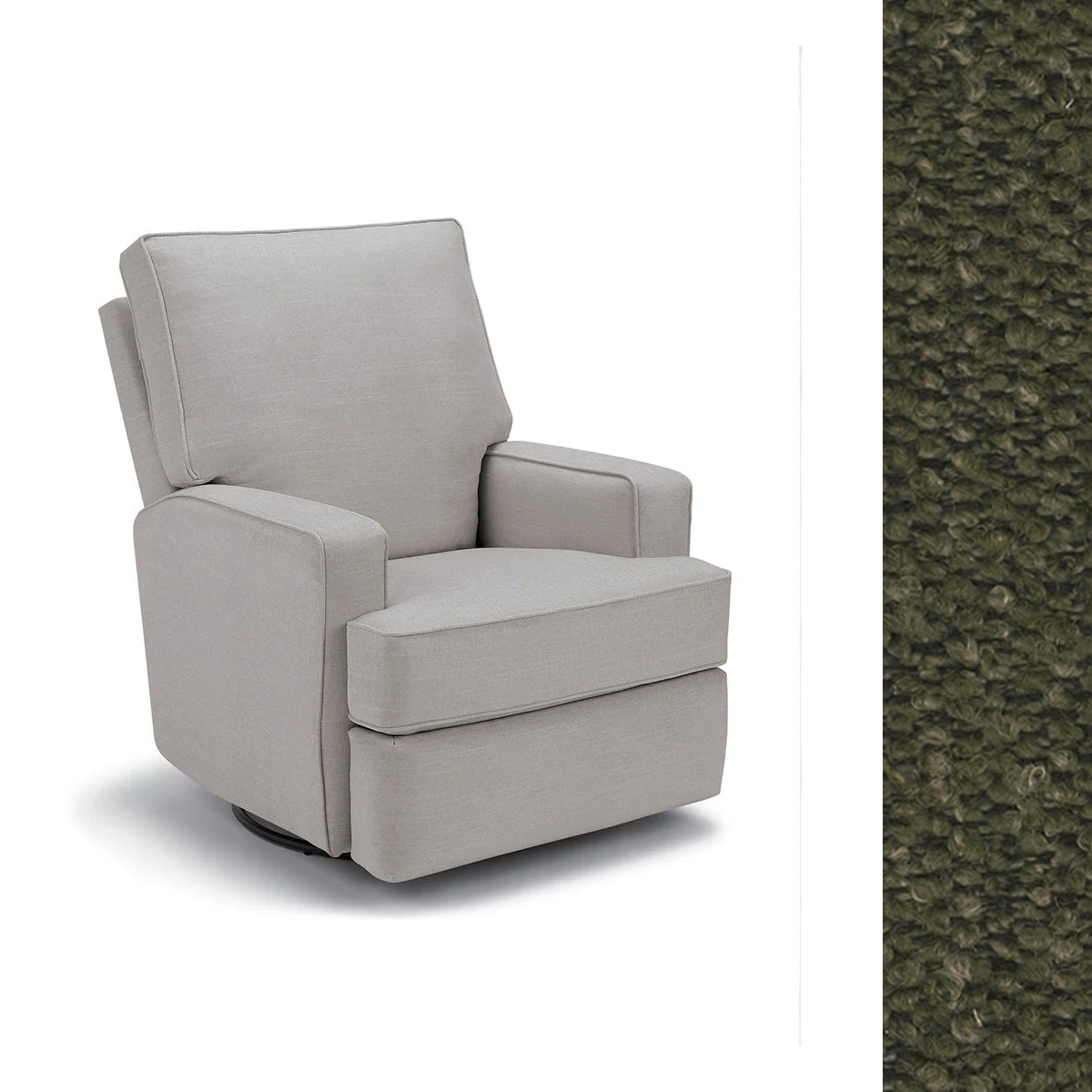 Storytime by Best Chairs Kersey Swivel Recliner- Bambi Baby