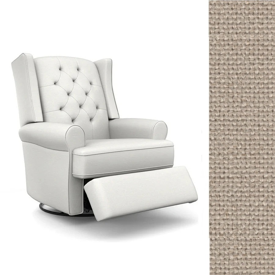 Storytime by Best Chairs Finley Swivel Glider Recliner- Bambi Baby