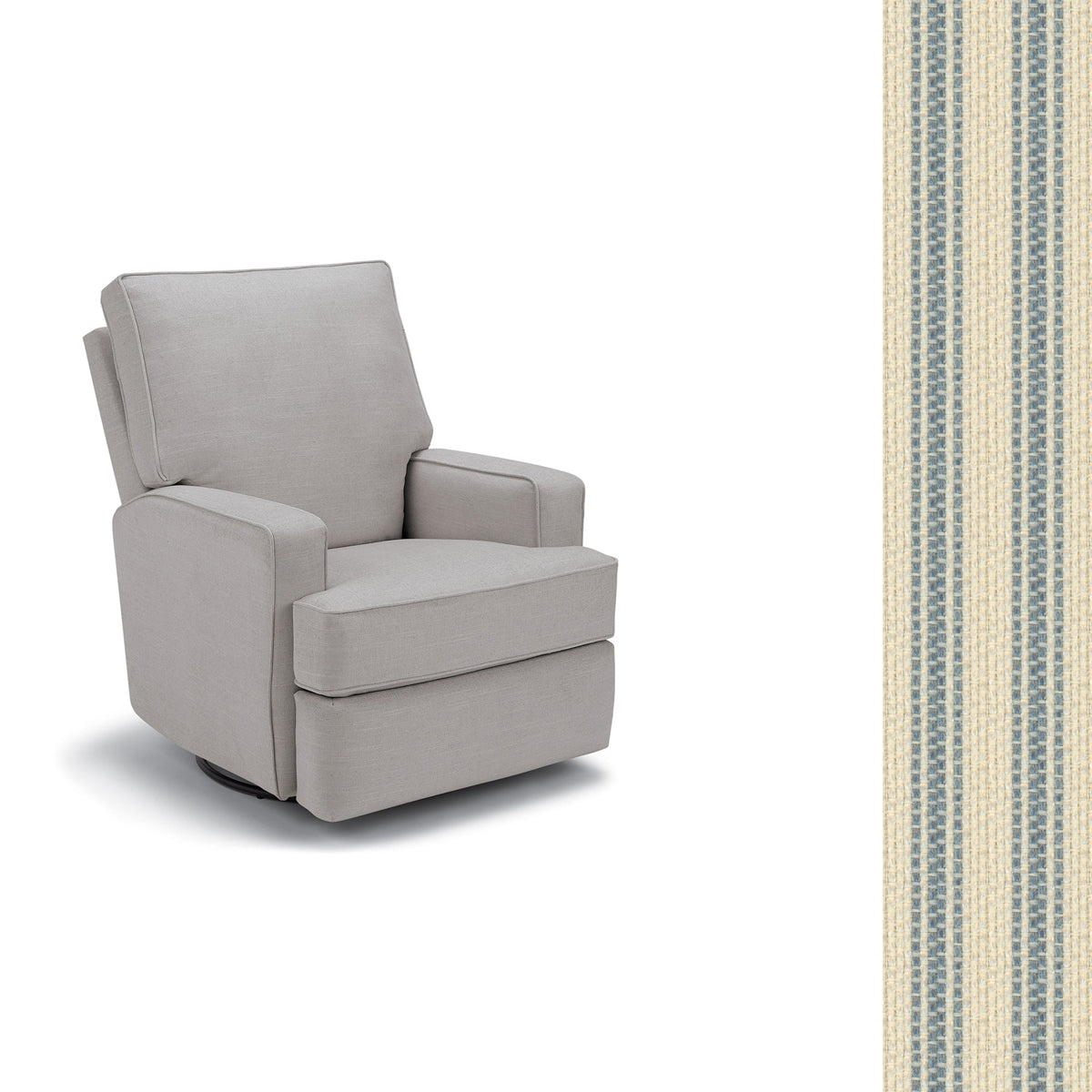 Storytime by Best Chairs Kersey Swivel Recliner- Bambi Baby