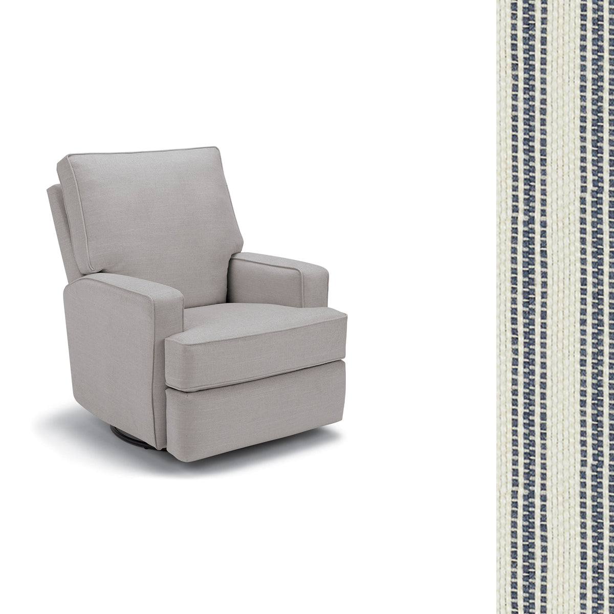 Storytime by Best Chairs Kersey Swivel Recliner- Bambi Baby
