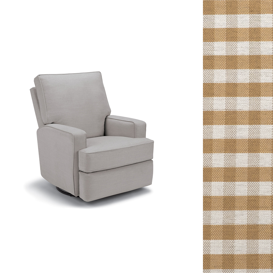 Storytime by Best Chairs Kersey Swivel Recliner- Bambi Baby