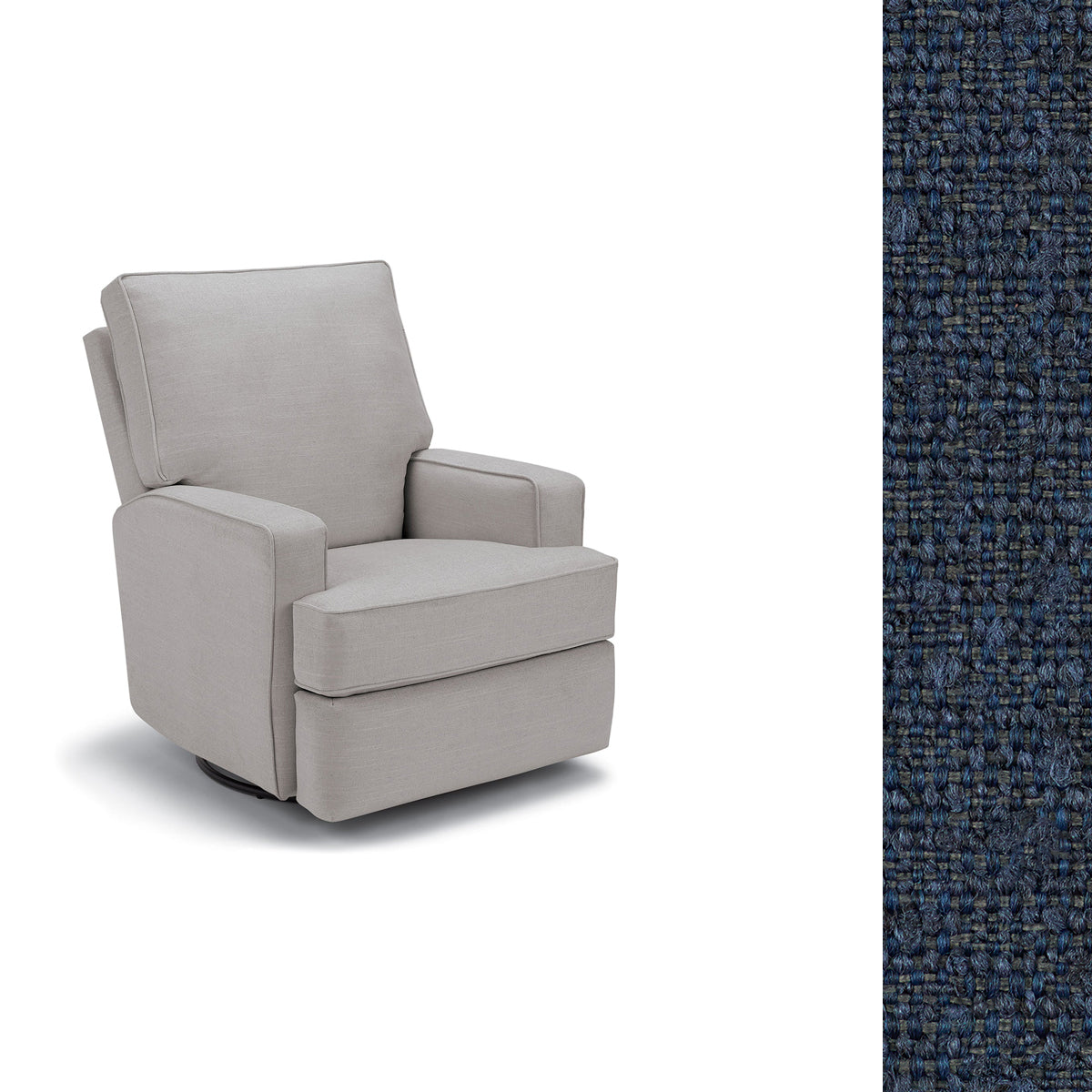 Storytime by Best Chairs Kersey Swivel Recliner- Bambi Baby