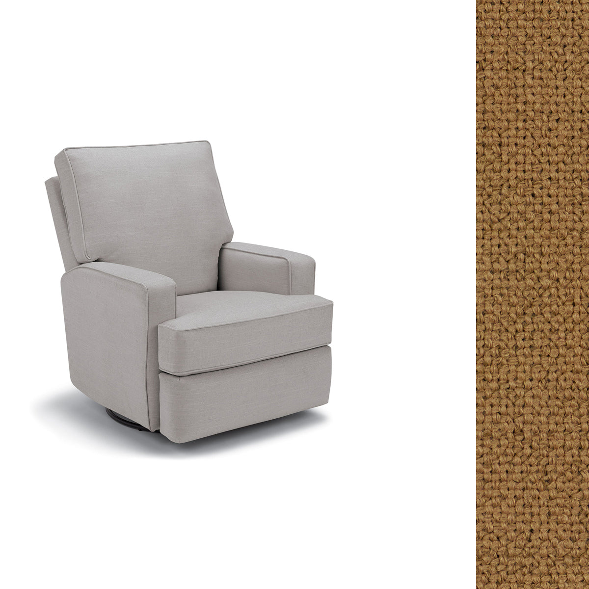 Storytime by Best Chairs Kersey Swivel Recliner- Bambi Baby