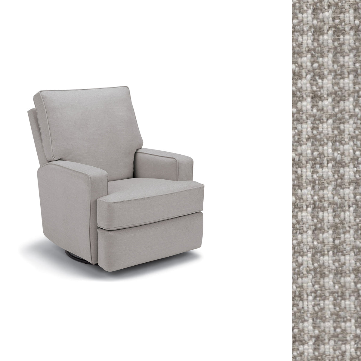 Storytime by Best Chairs Kersey Swivel Recliner- Bambi Baby