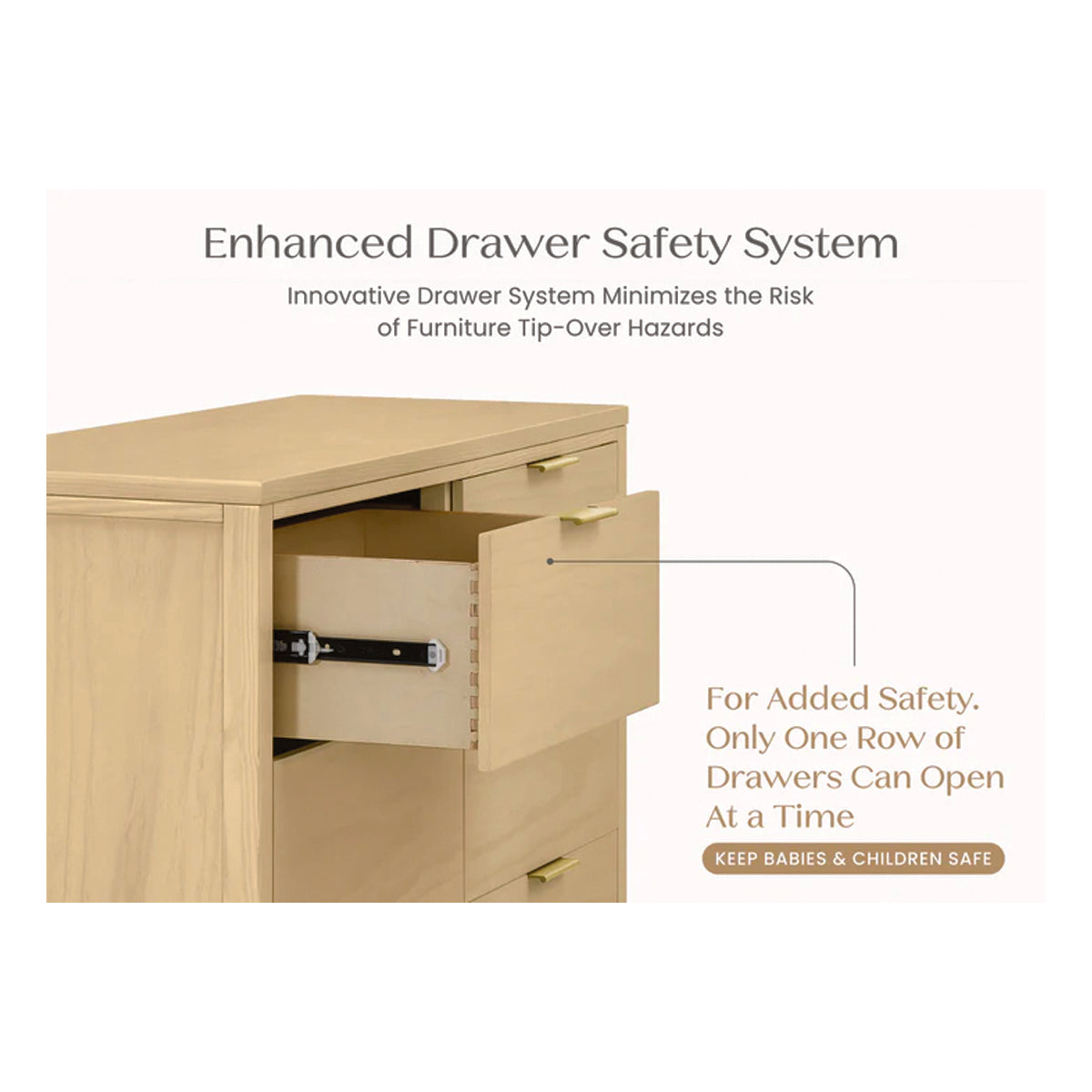 Delta Children Forever- Classic 6 Drawer Dresser - Assembled- Bambi Baby