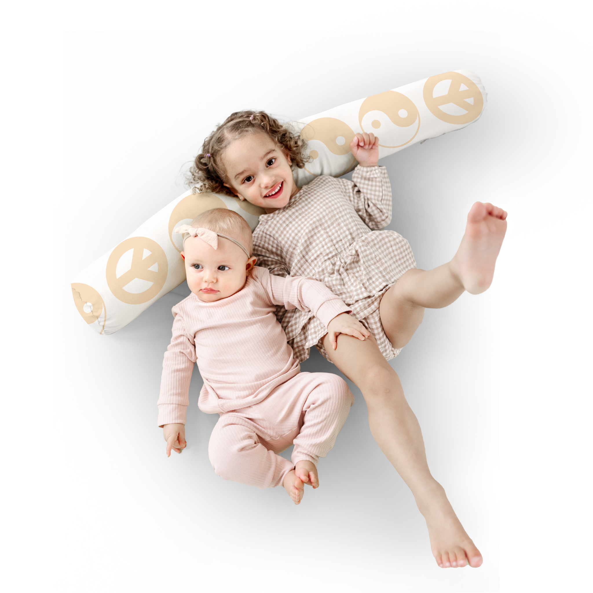 Toki Kids White Yin Yang Support Pillow- Bambi Baby